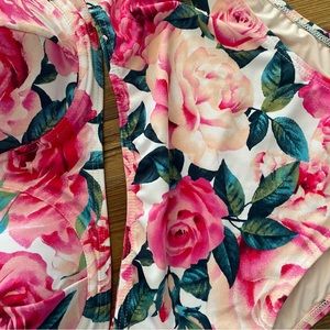 epic classic runway print floral bikini !!!!